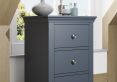 Harley Midnight Grey 5Drw Wellington Chest Only