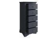 Harley Midnight Grey 5Drw Wellington Chest Only