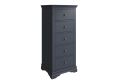 Harley Midnight Grey 5Drw Wellington Chest Only