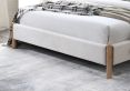 Harper Upholstered Natural Beige King Size Bed Frame