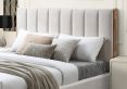 Harper Upholstered Natural Beige King Size Bed Frame