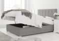 Hemsley Ottoman Eire Linen Grey Super King Size Bed Frame Only