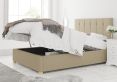 Hemsley Ottoman Eire Linen Natural Super King Size Bed Frame Only