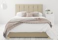 Hemsley Ottoman Eire Linen Natural Double Bed Frame Only