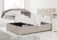 Hemsley Ottoman Eire Linen Off White Super King Size Bed Frame Only
