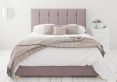 Hemsley Ottoman Plush Velvet Blush Compact Double Bed Frame Only