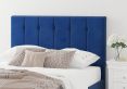 Hemsley Ottoman Plush Velvet Navy Double Bed Frame Only