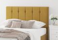 Hemsley Ottoman Plush Velvet Ochre Double Bed Frame Only