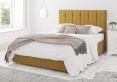 Hemsley Ottoman Plush Velvet Ochre Compact Double Bed Frame Only