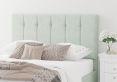 Hemsley Ottoman Pastel Cotton Eau De Nil King Size Bed Frame Only