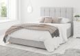 Hemsley Ottoman Pastel Cotton Storm Compact Double Bed Frame Only