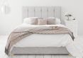 Hemsley Ottoman Pastel Cotton Storm King Size Bed Frame Only