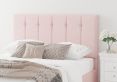 Hemsley Ottoman Pastel Cotton Tea Rose Compact Double Bed Frame Only