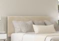 Henley Naples Cream Upholstered Single Headboard and Non-Storage Base