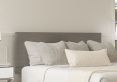 Henley Siera Silver Upholstered Single Headboard and Side Lift Ottoman Base