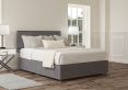 Henley Plush Steel Upholstered King Size Headboard and 2 Drawer Base