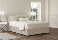 Henley Verona Silver Upholstered Double Headboard and 2 Drawer Base