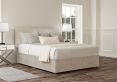 Henley Verona Silver Upholstered Compact Double Headboard and Non-Storage Base