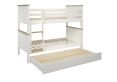 Heritage White Bunk Bed Frame With Drawer