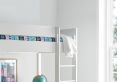 Modena High Sleeper Bed Frame with Desk & 4 Drawer Chest