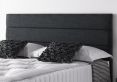 Howarth Upholstered Floor Standing Headboard - Single Headboard Only - Linoso Charcoal