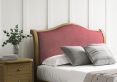 Lyon Hugo Clover Upholstered Oak Bed Frame - LFE - Super King Size Bed Frame Only