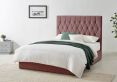 Waldorf Pink Upholstered Ottoman Storage Single Bed Frame Only