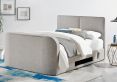 Iris Upholstered TV Bed - Mid Grey