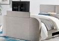 Iris Upholstered TV Bed - Mid Grey