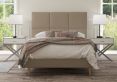 Lauren Upholstered Arran Natural Compact Double Bed Frame With Beech Feet Only