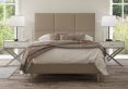 Lauren Upholstered Arran Natural Double Bed Frame With Beech Feet Only