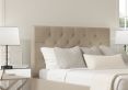 Esther Upholstered Arran Natural Compact Double Bed Frame With Beech Feet Only