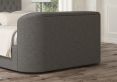 Claridge Upholstered Arran Pebble Ottoman TV Bed - Bed Frame Only
