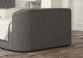 Claridge Upholstered Arran Pebble Ottoman TV Bed - Double Bed Frame Only