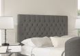 Claridge Upholstered Hugo Platinum Ottoman TV Bed - Double Bed Frame Only