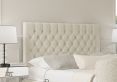 Claridge Upholstered Boucle Ivory Ottoman TV Bed - King Size Bed Frame Only