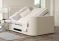 Claridge Upholstered Boucle Ivory Ottoman TV Bed - King Size Bed Frame Only