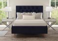 Esther Upholstered Hugo Royal Compact Double Bed Frame With Gold Feet Only