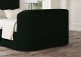 Claridge Upholstered Hugo Bottle Green Ottoman TV Bed - King Size Bed Frame Only