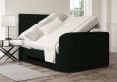 Claridge Upholstered Hugo Bottle Green Ottoman TV Bed -Super King Size Bed Frame Only