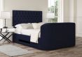 Claridge Upholstered Hugo Royal Ottoman TV Bed - King Size Bed Frame Only