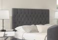 Claridge Upholstered Hugo Platinum Ottoman TV Bed - Bed Frame Only