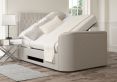 Claridge Upholstered Linea Fog Ottoman TV Bed - King Size Bed Frame Only