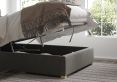 Levisham Ottoman Granite Kimiyo Linen Compact Double Bed Frame Only