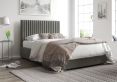 Levisham Ottoman Granite Kimiyo Linen Compact Double Bed Frame Only