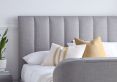 Lucille Upholstered TV Bed Mid Grey - King Bed Frame Only