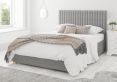 Levisham Ottoman Eire Linen Grey Super King Size Bed Frame Only