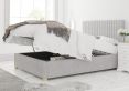 Levisham Ottoman Pastel Cotton Storm Compact Double Bed Frame Only