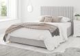 Levisham Ottoman Pastel Cotton Storm Compact Double Bed Frame Only