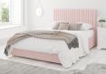 Levisham Ottoman Pastel Cotton Tea Rose Double Bed Frame Only